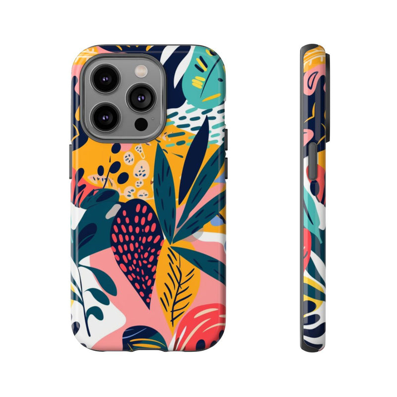 Vrolijk Tropisch Bladerenpatroon