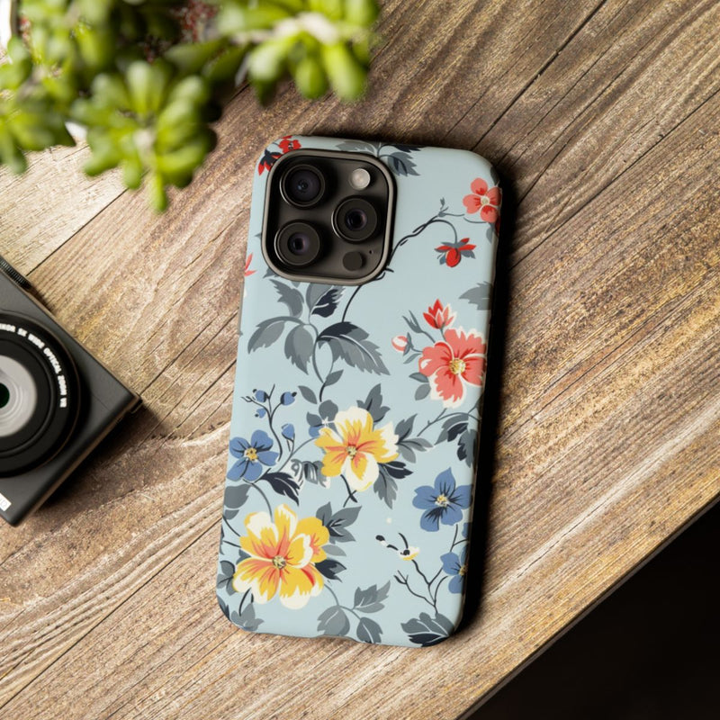 Vintage Bloemenpatroon in Pasteltinten