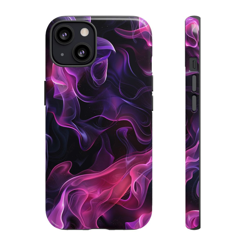 Violette en Roze Abstracte Vlammen