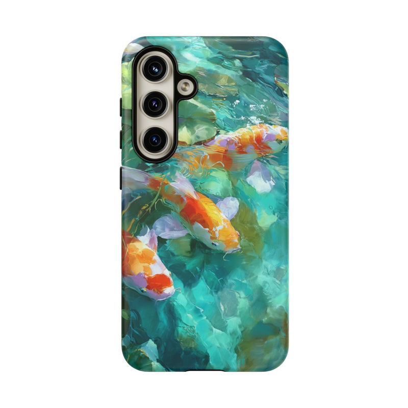 Koi Karpers en Waterlelies