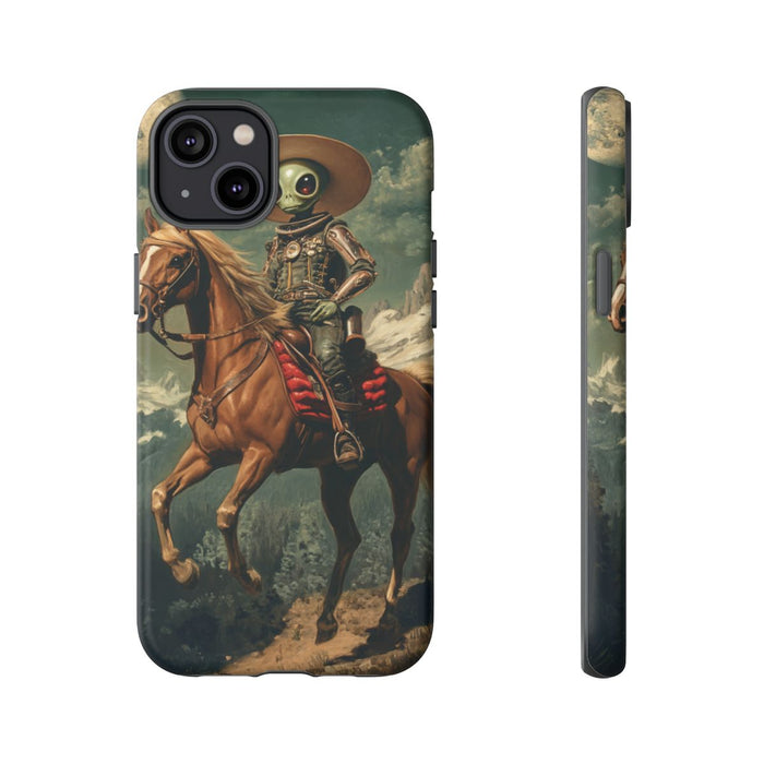 Buitenaardse Cowboy te Paard