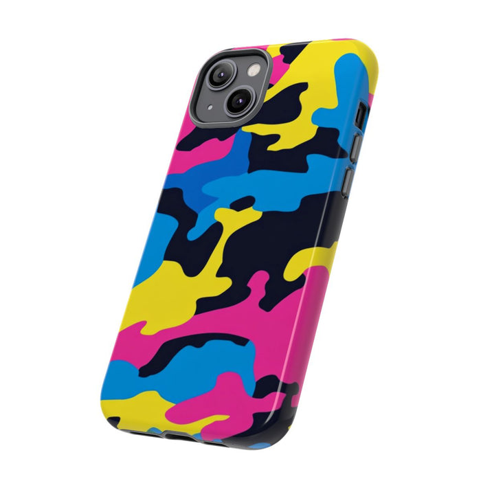 Neon Kleurrijk Camouflagepatroon
