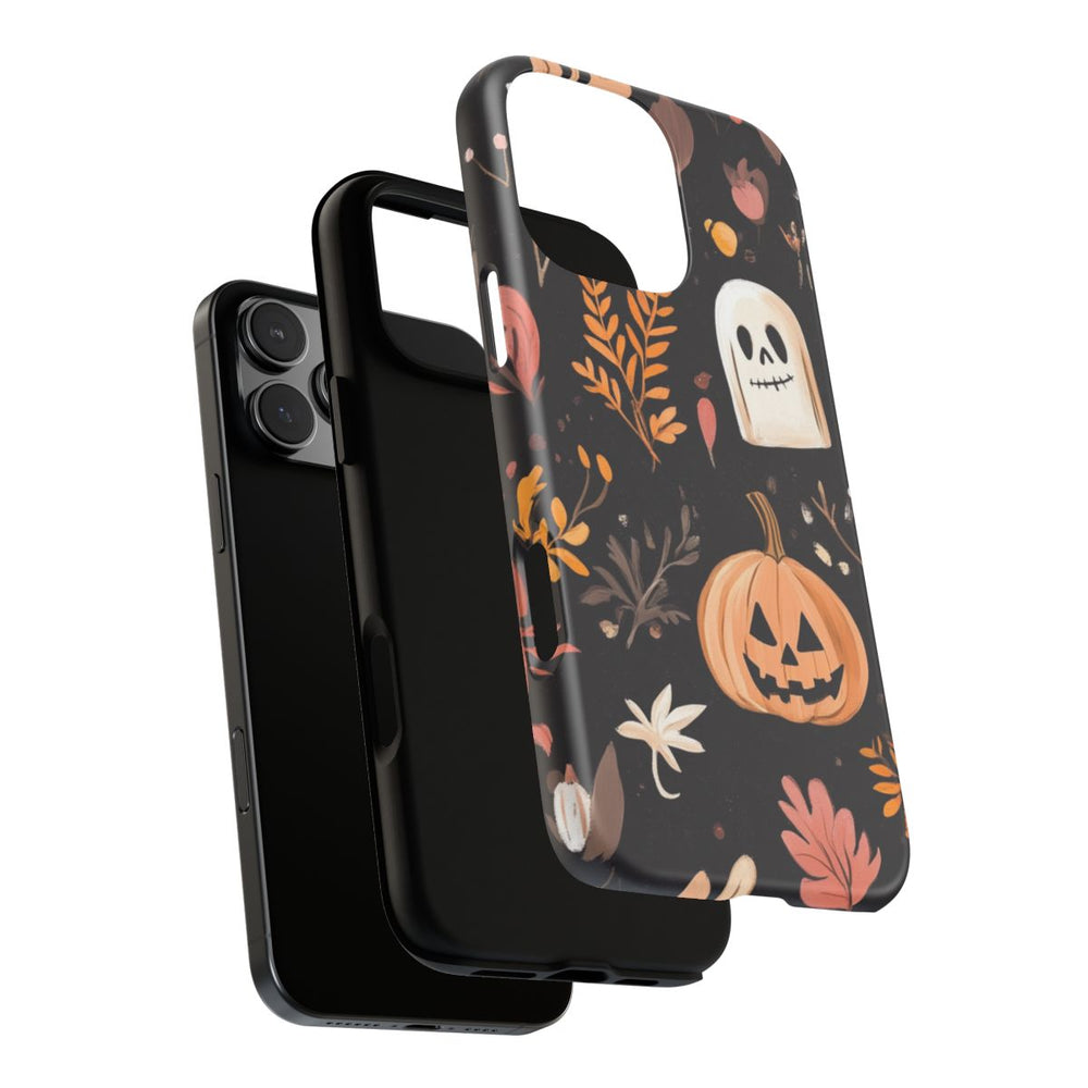 Halloween Pompoen- en Spookmotief