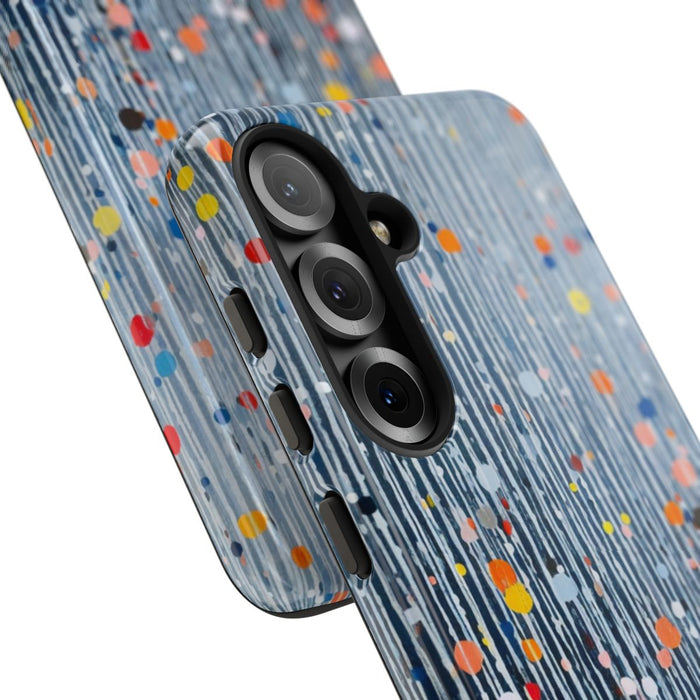Kleurrijk Abstract Patroon met Dots en Lijnen