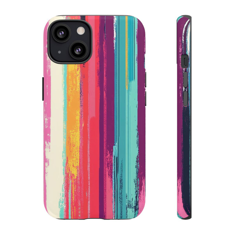 Levendige Verticale Strepen Abstracte Kunst