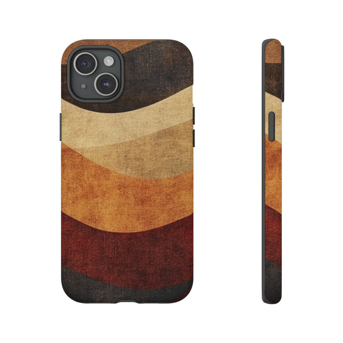Warme Abstracte Golfpatronen