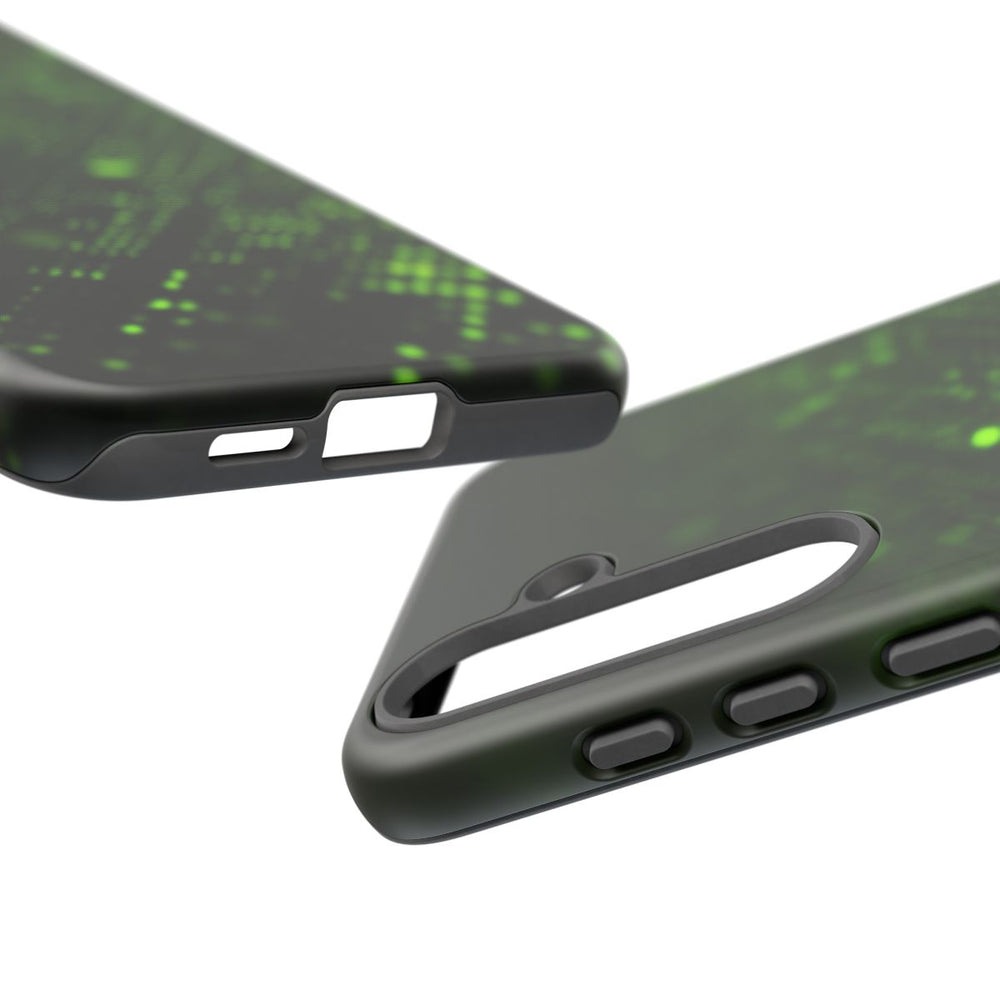 Abstract Groen Digitaal Raster Ontwerp