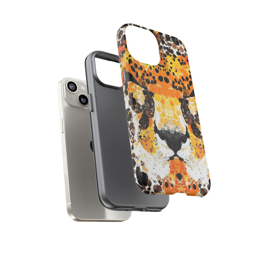 Abstracte Cheetakop met Vlekkenpatroon