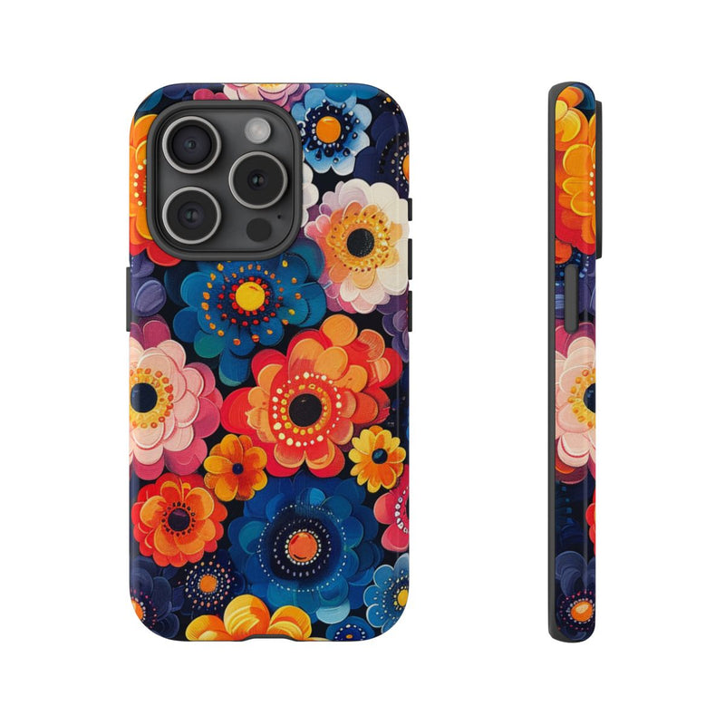 Levendig Abstract Bloemenpatroon
