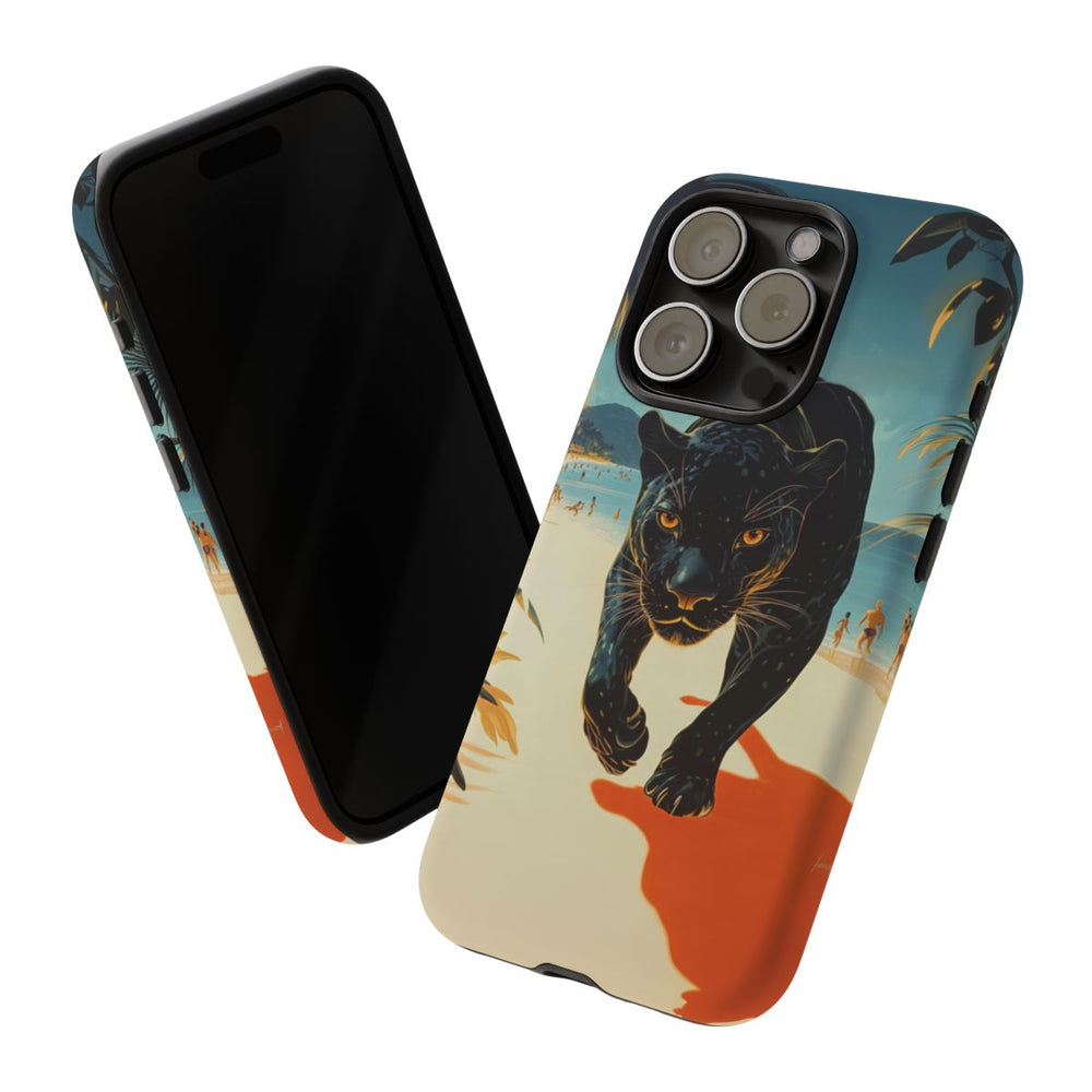 Zwarte Panter op het Strand