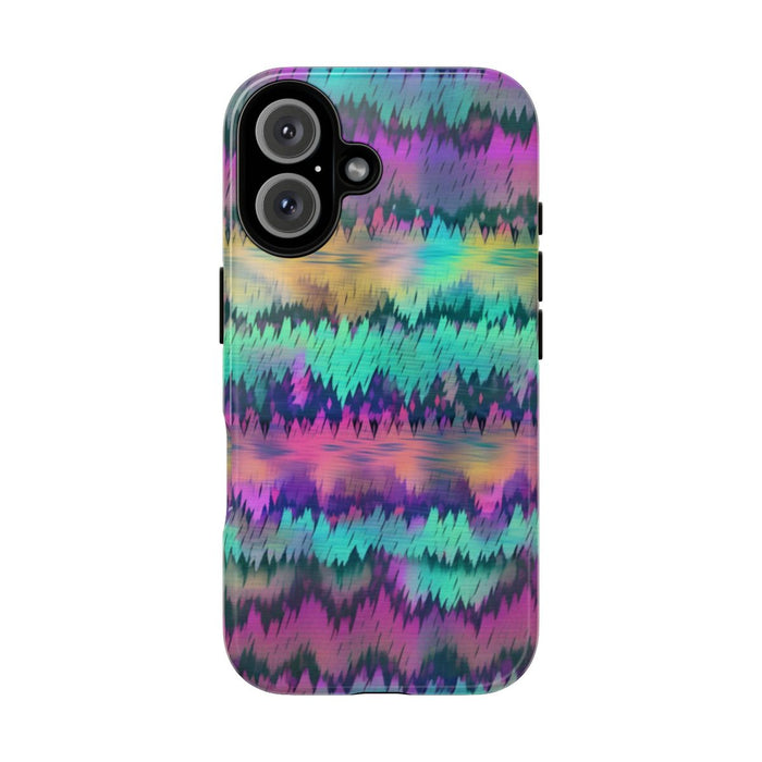 Kleurrijk Glitch Patroon Abstract Design