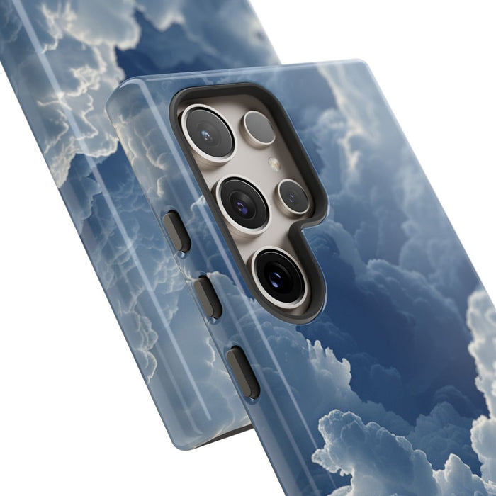 3D Blauw Wolkenpatroon