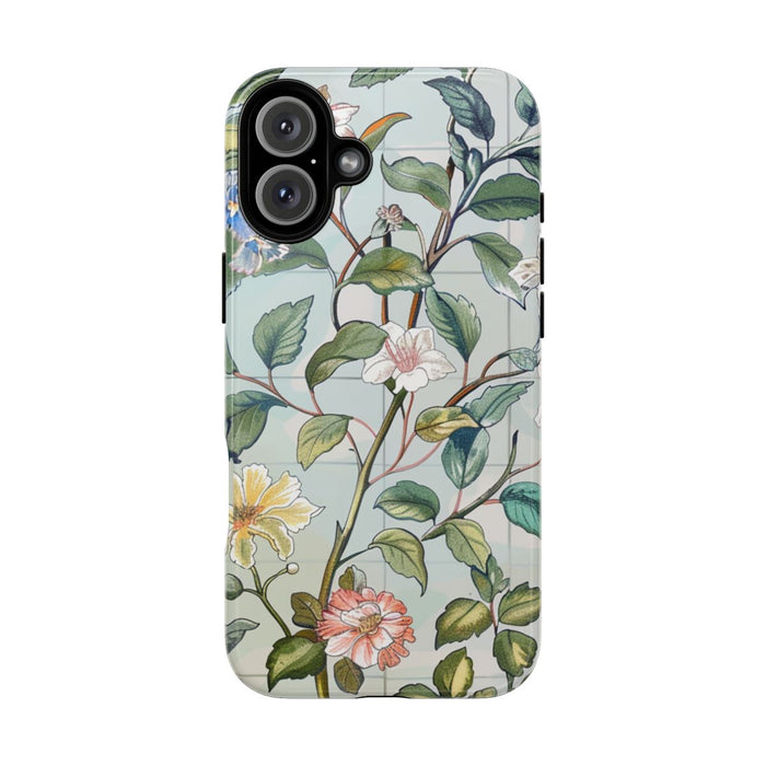 Vintage Bloemenpatroon met Vlinders