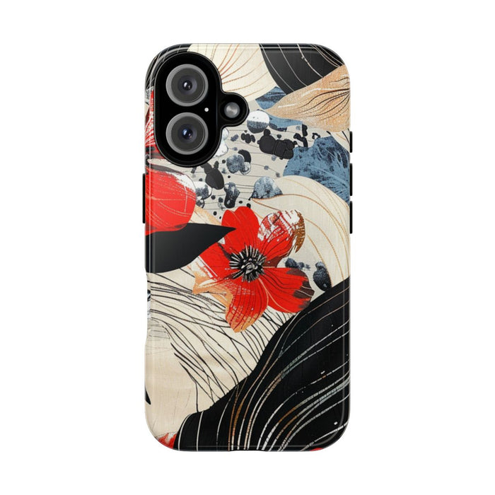 Rood Bloemen Abstract Patroon