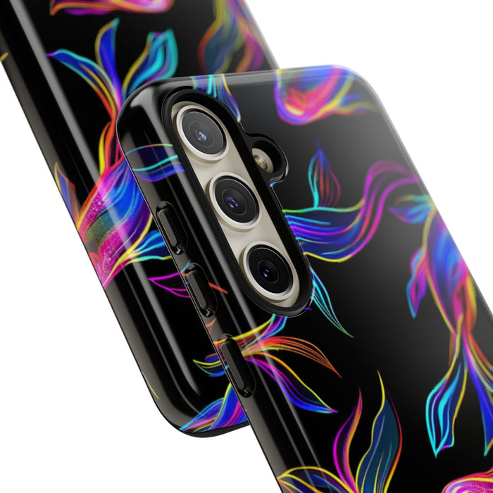 Neonkleurige Vissenpatroon