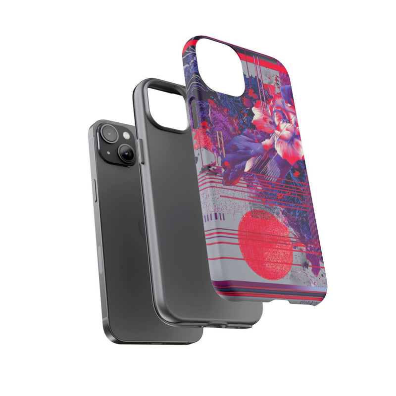 Abstracte Bloemmotieven met Neonaccenten