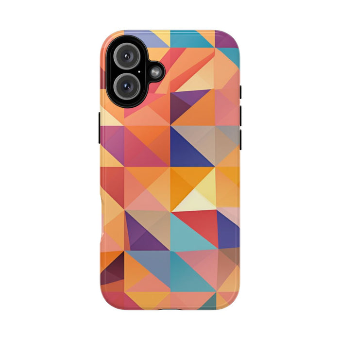 Kleurrijk Geometrisch Hoekpatroon