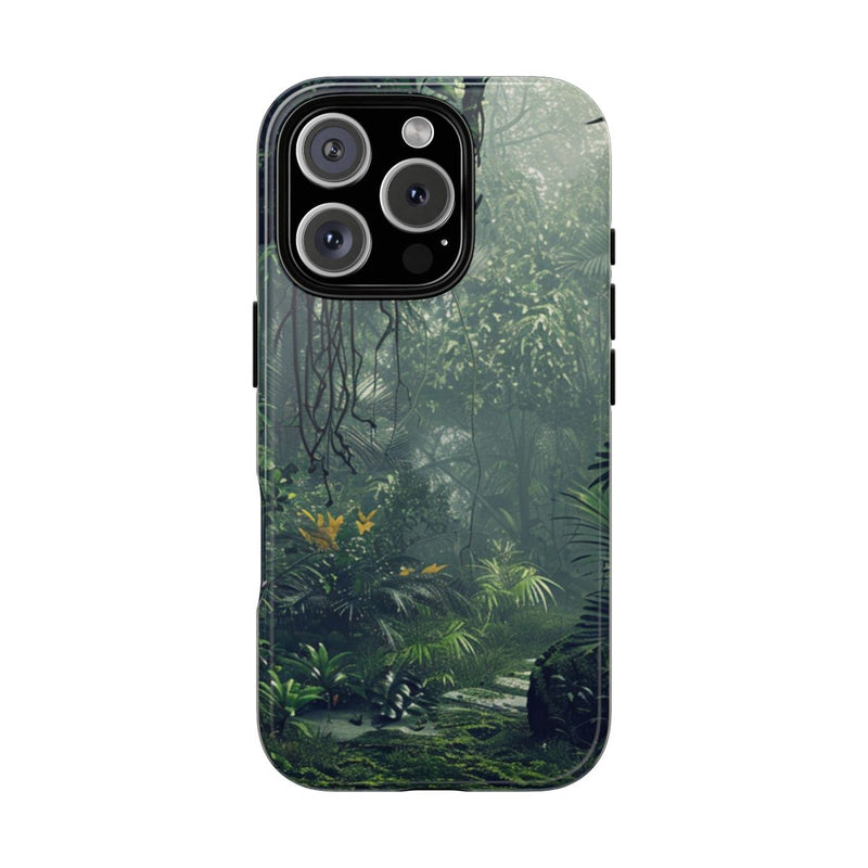 Dichtbegroeid Groen Junglepaden