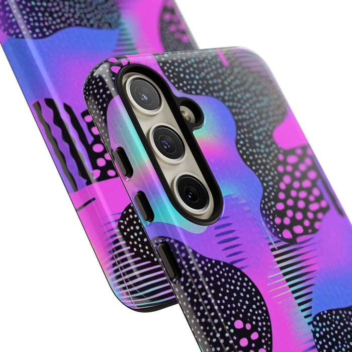 Abstract Neon Vaporwave Patroon