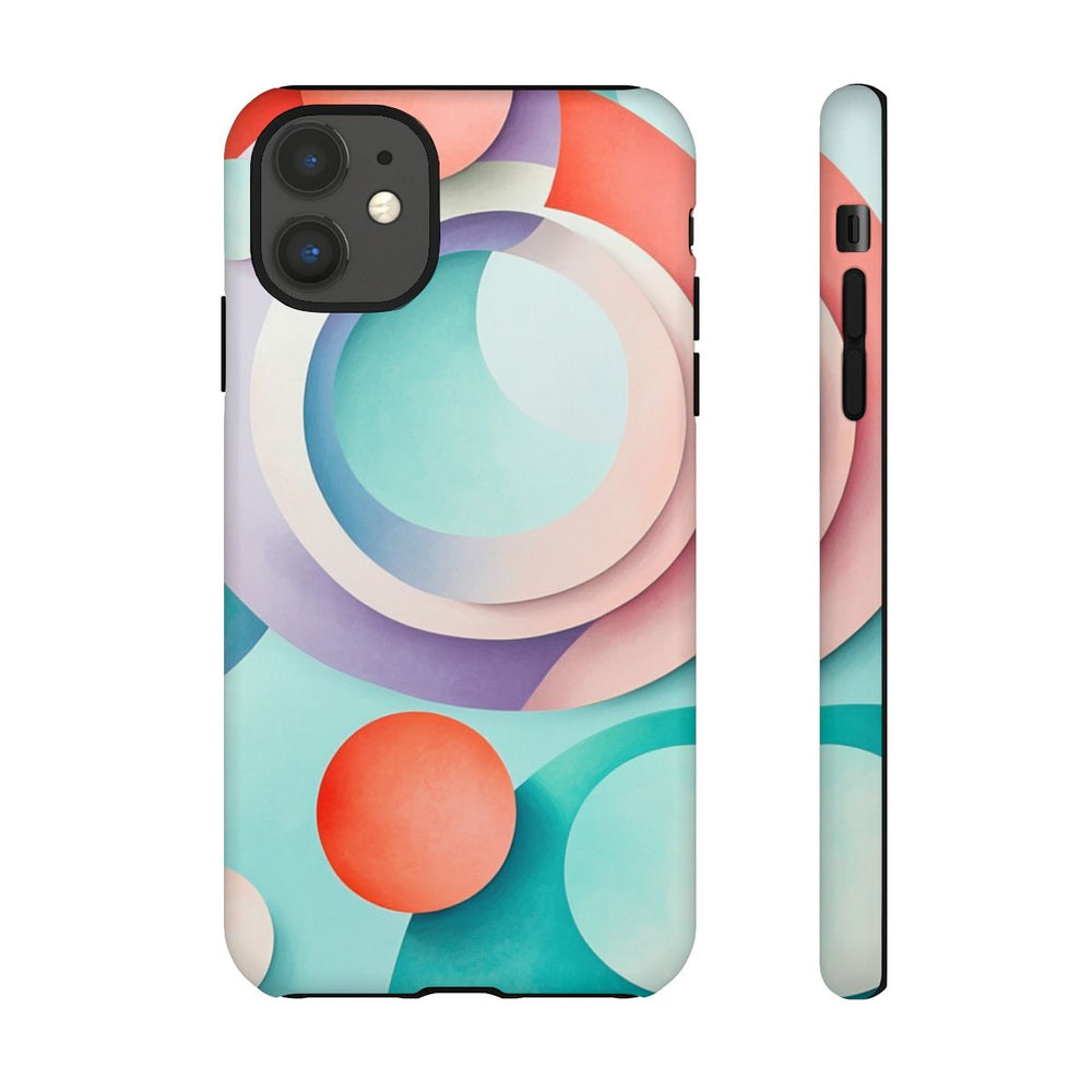 3D Pastel Cirkels Abstracte Kunst