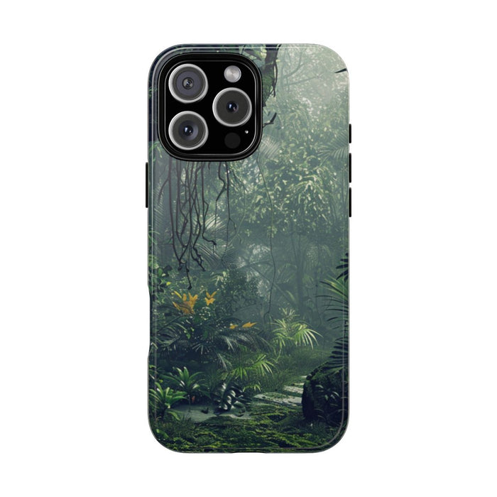 Dichtbegroeid Groen Junglepaden