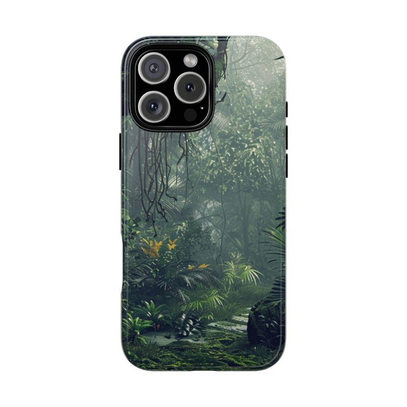 Dichtbegroeid Groen Junglepaden
