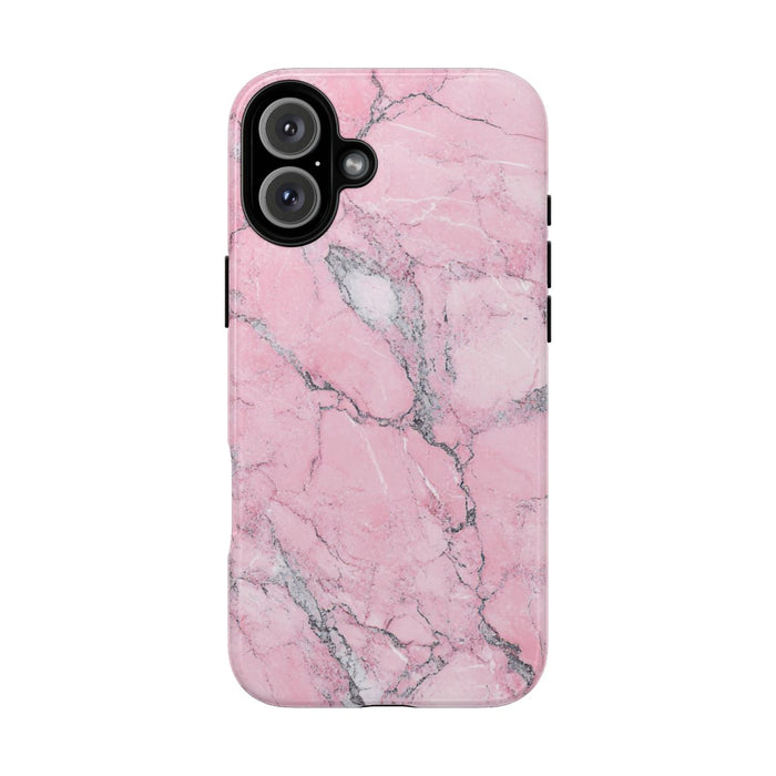 Roze Marmerstructuur met Glanzende Afwerking