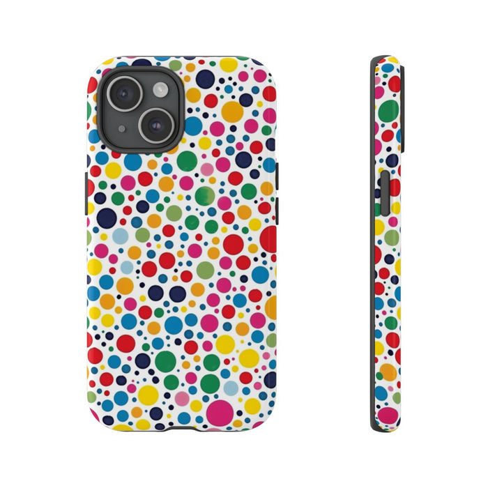 Vrolijk Stippenpatroon in Kleurrijk Design