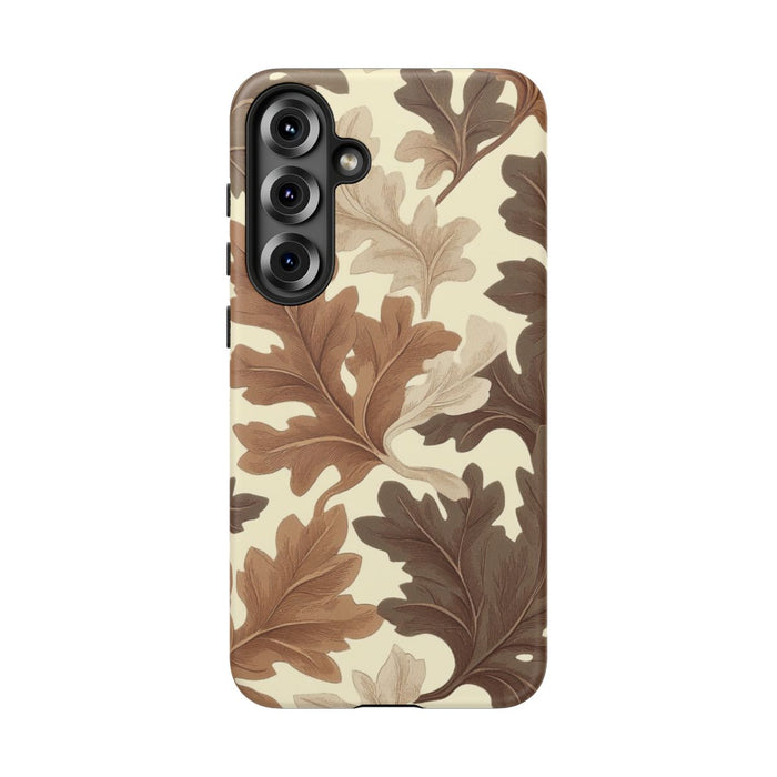 Eikenbladerenpatroon in Neutrale Kleuren