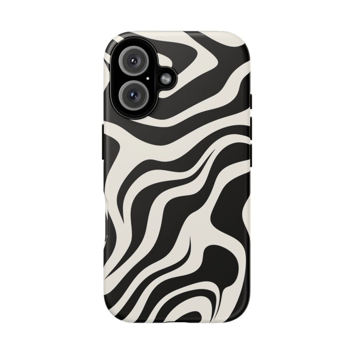 Zwart-Wit Abstract Zebra-Patroon