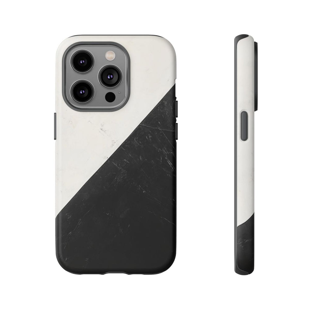 Zwart-Wit Driehoek Vlag Ontwerp