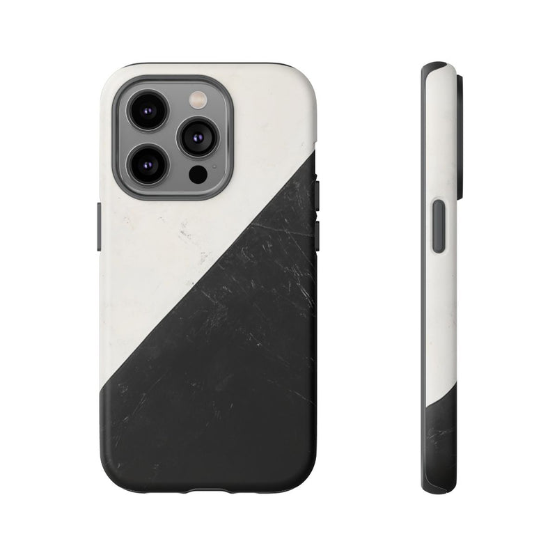 Zwart-Wit Driehoek Vlag Ontwerp