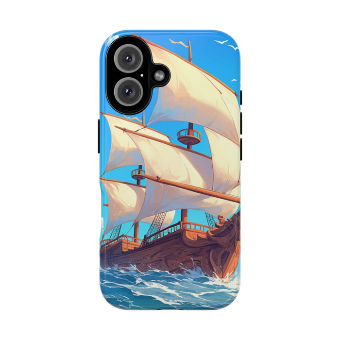 Zeilschip op Blauwe Oceaan
