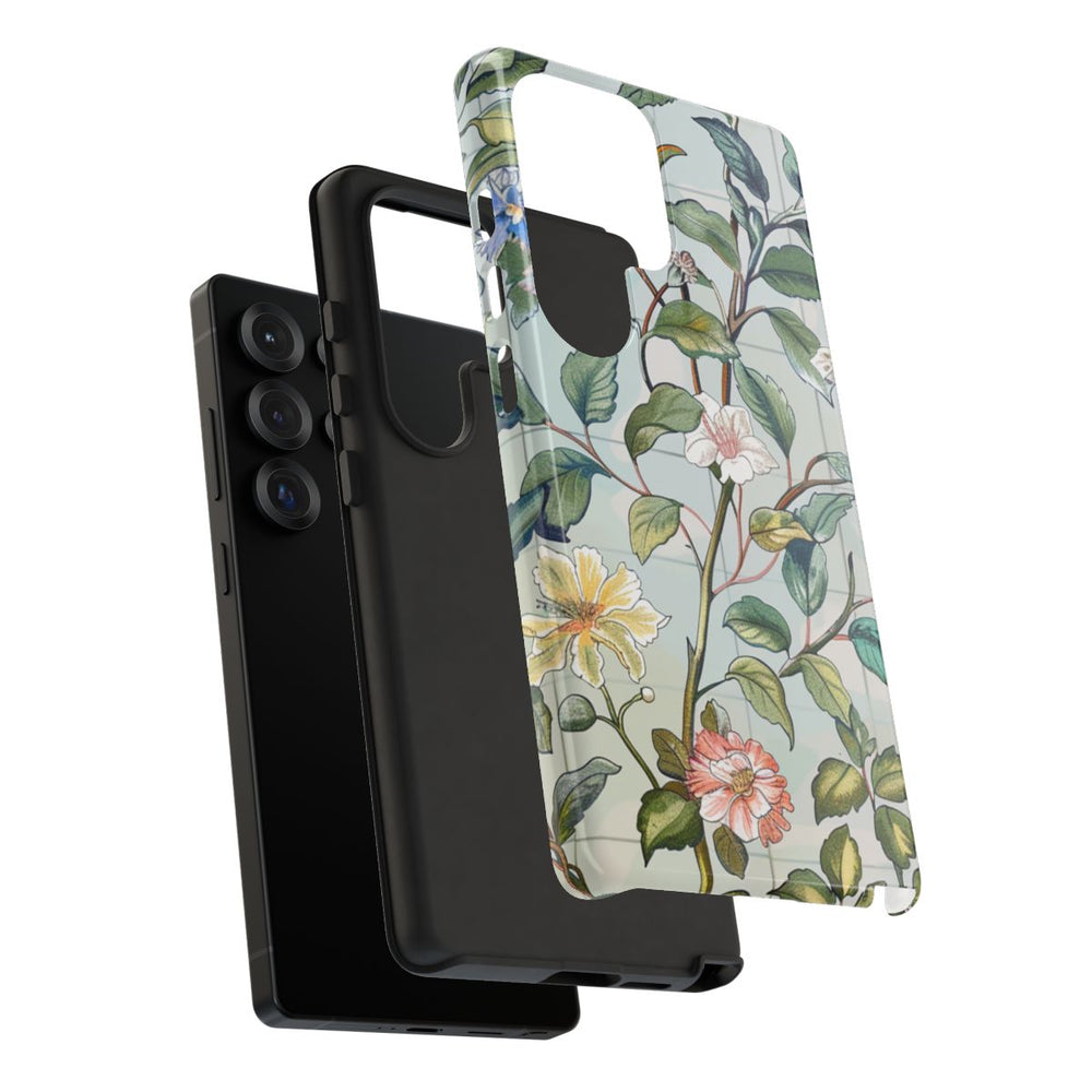 Vintage Bloemenpatroon met Vlinders
