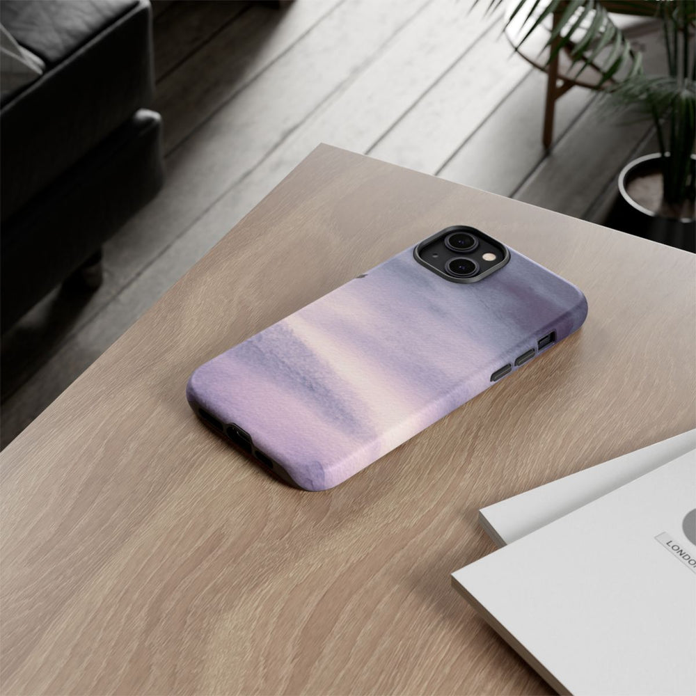 Eenzame Vogel in Paarse Lucht