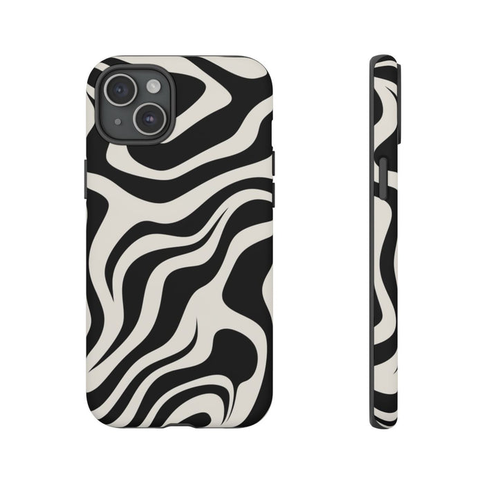 Zwart-Wit Abstract Zebra-Patroon