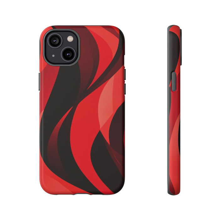 Modern Rood Golfpatroon