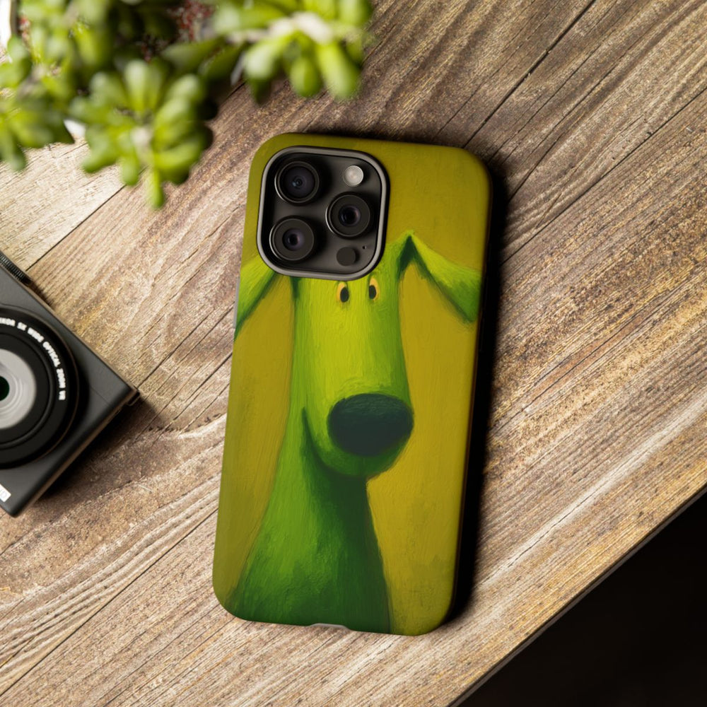 Groene Hond Mat Sterk Hoesje
