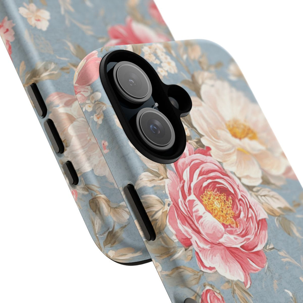 Romantisch Roze-Wit Bloemenpatroon