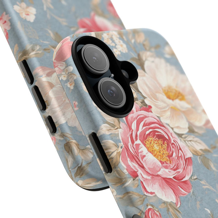 Romantisch Roze-Wit Bloemenpatroon