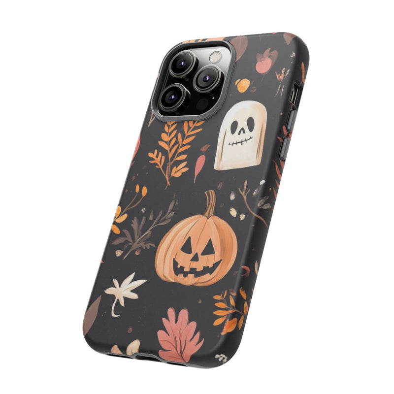 Halloween Pompoen- en Spookmotief