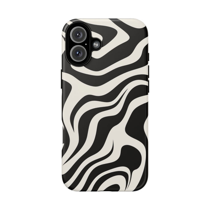 Zwart-Wit Abstract Zebra-Patroon