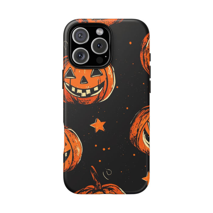 Grunge Halloween Pompoenenpatroon