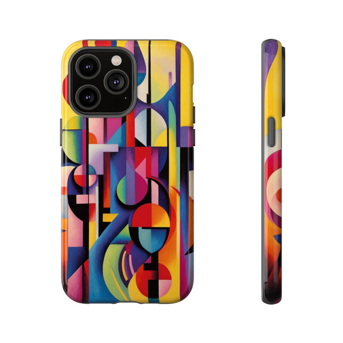 Abstracte Geometrische Vormen met Heldere Kleuren