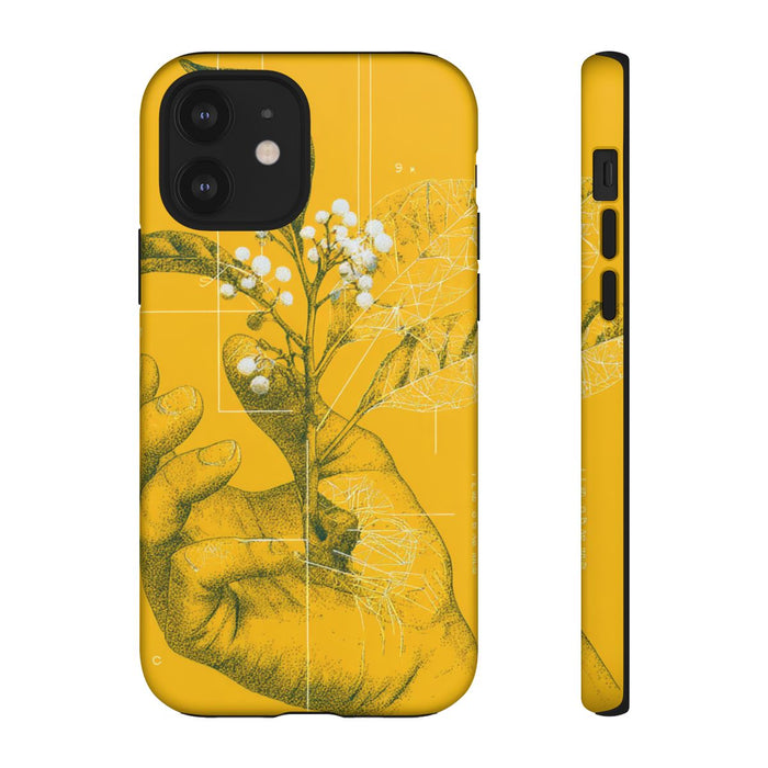 Hand met Botanische Bladeren en Bessen Illustratie