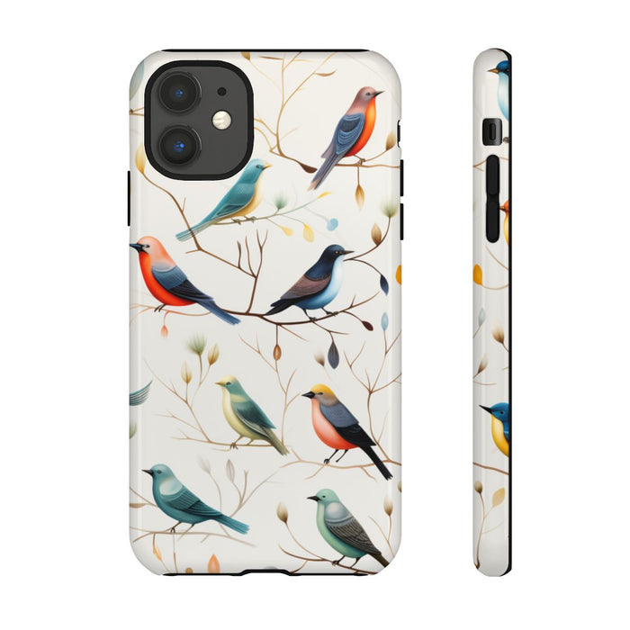 Vrolijke Vogels op Takken Patroon