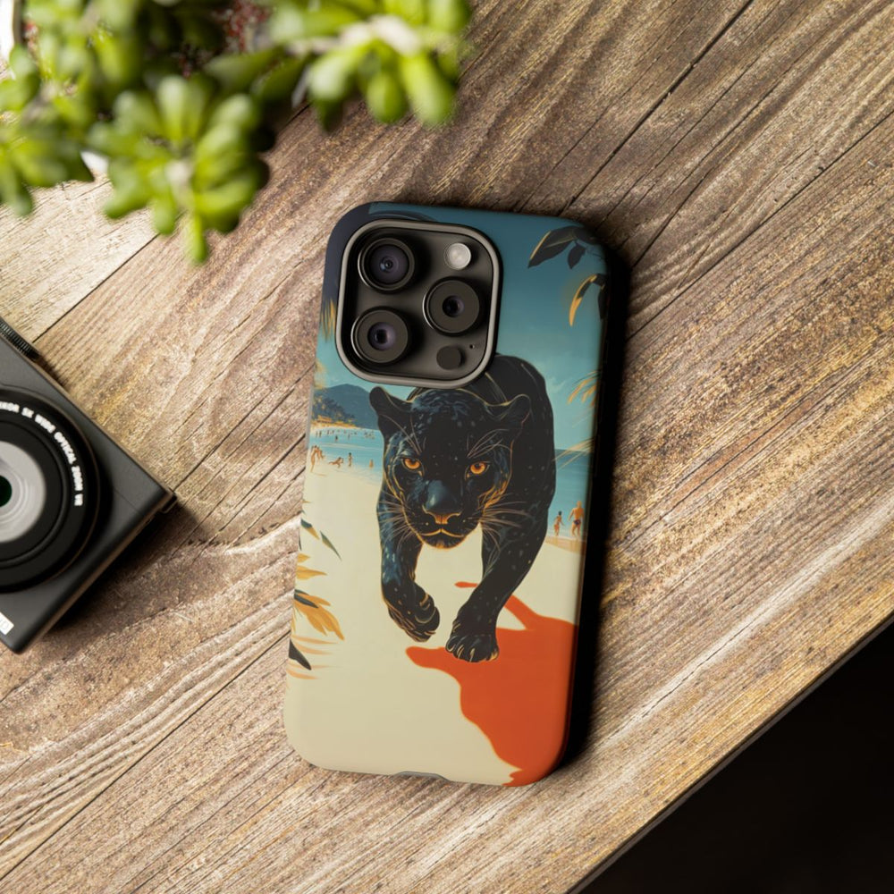 Zwarte Panter op het Strand