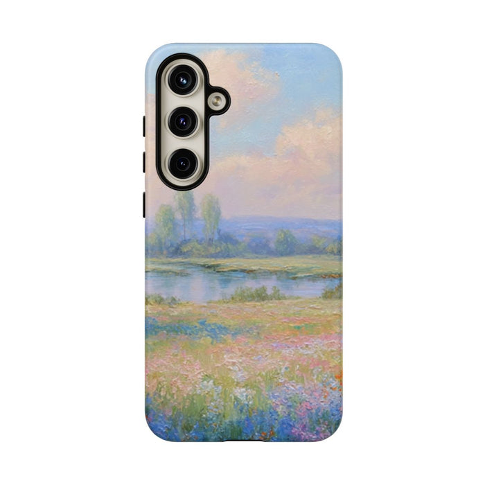 Lentelandschap met Bloeiende Kersenbloesems