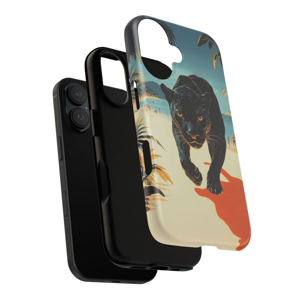 Zwarte Panter aan het Strand