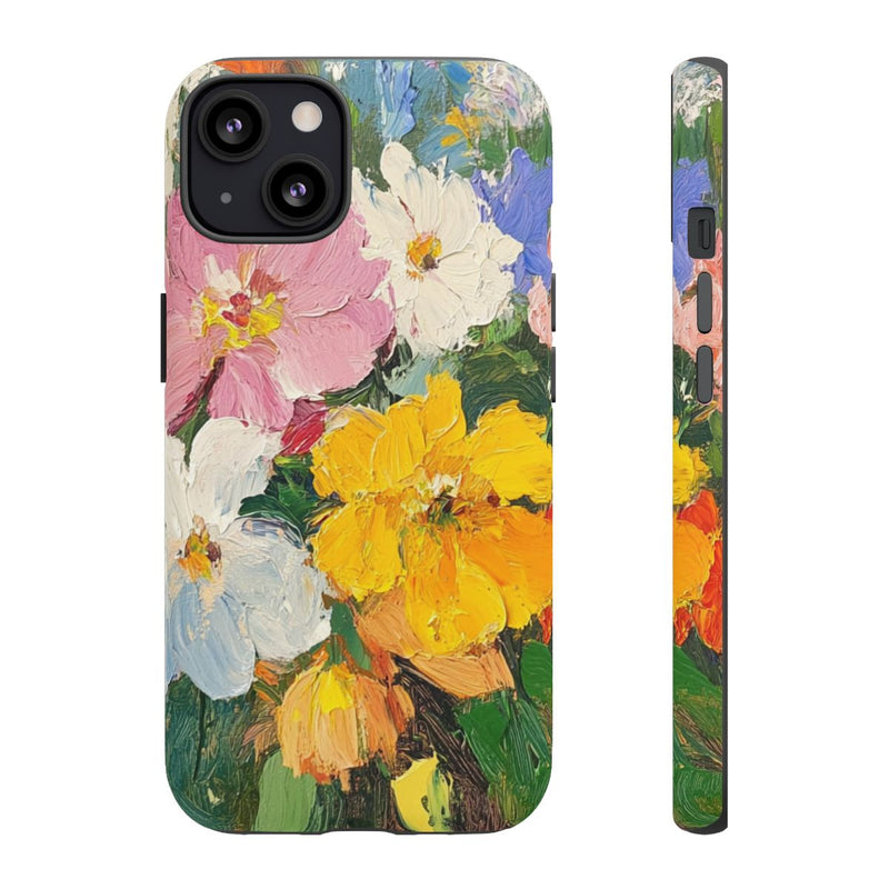 Kleurrijk Bloemenboeket in Olieverf